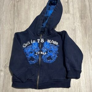 Kids Blue Dragon Hoodie